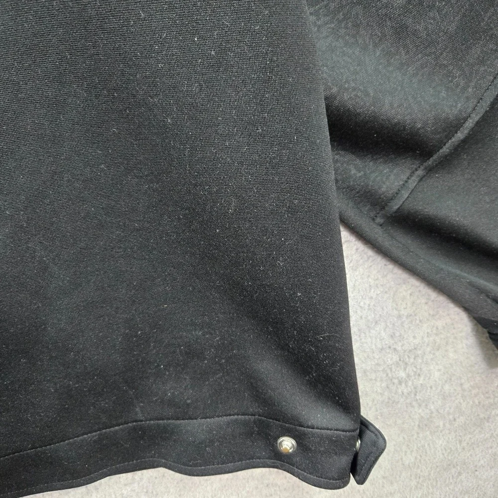 Air Jordan Men Track Jacket 2XL Black Full Zip Pocket Mock Neck Long Sleeve READ